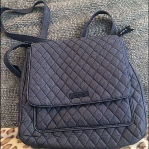 Vera Bradley Denim colored inspired messenger bag